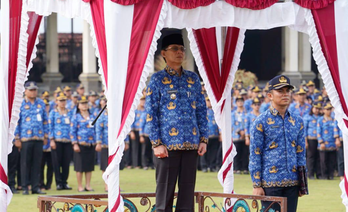 Klungkung Gelar Upacara HUT KORPRI ke-54, Bupati Satria Ajak ASN Wujudkan Indonesia Maju