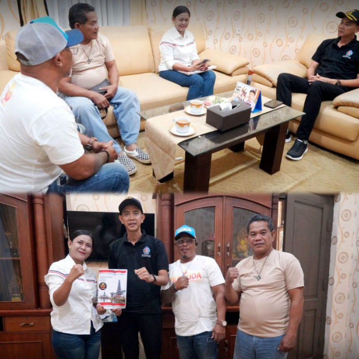Wakil Bupati Klungkung, Tjokorda Gde Surya Putra, menerima audiensi dari Kelompok Pramoda Kreasi Nusantara Desa Akah