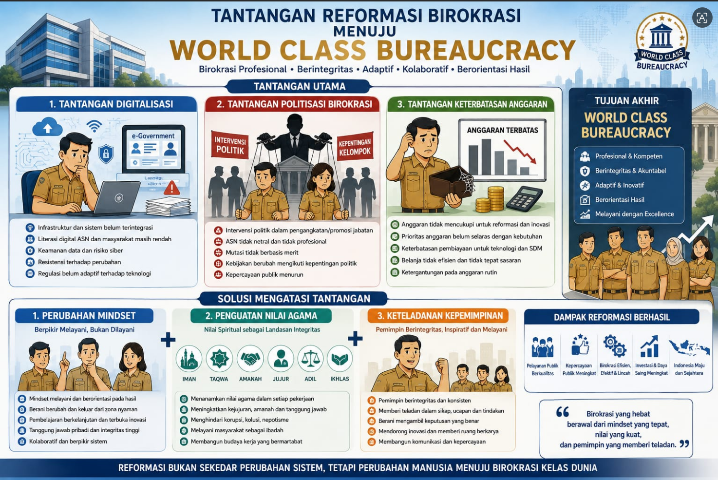 Reformasi Birokrasi Menuju World Class Bureaucracy