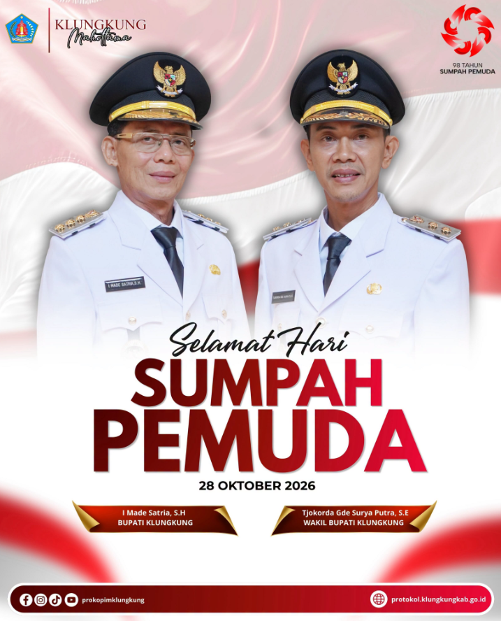 Satu nusa, satu bangsa, satu bahasa. Selamat Hari Sumpah Pemuda! Mari terus bergerak dan berikan aksi nyata untuk Indonesia.